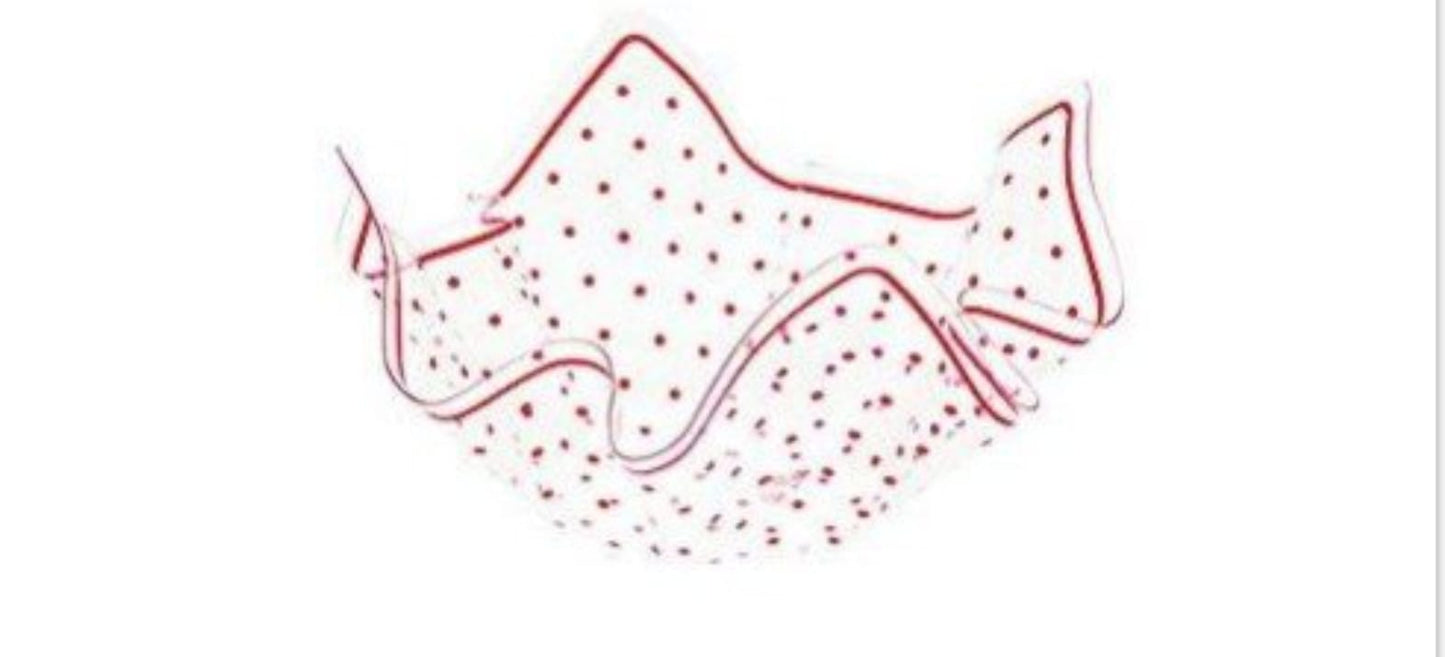 CONFETTATA POIS ROSSO