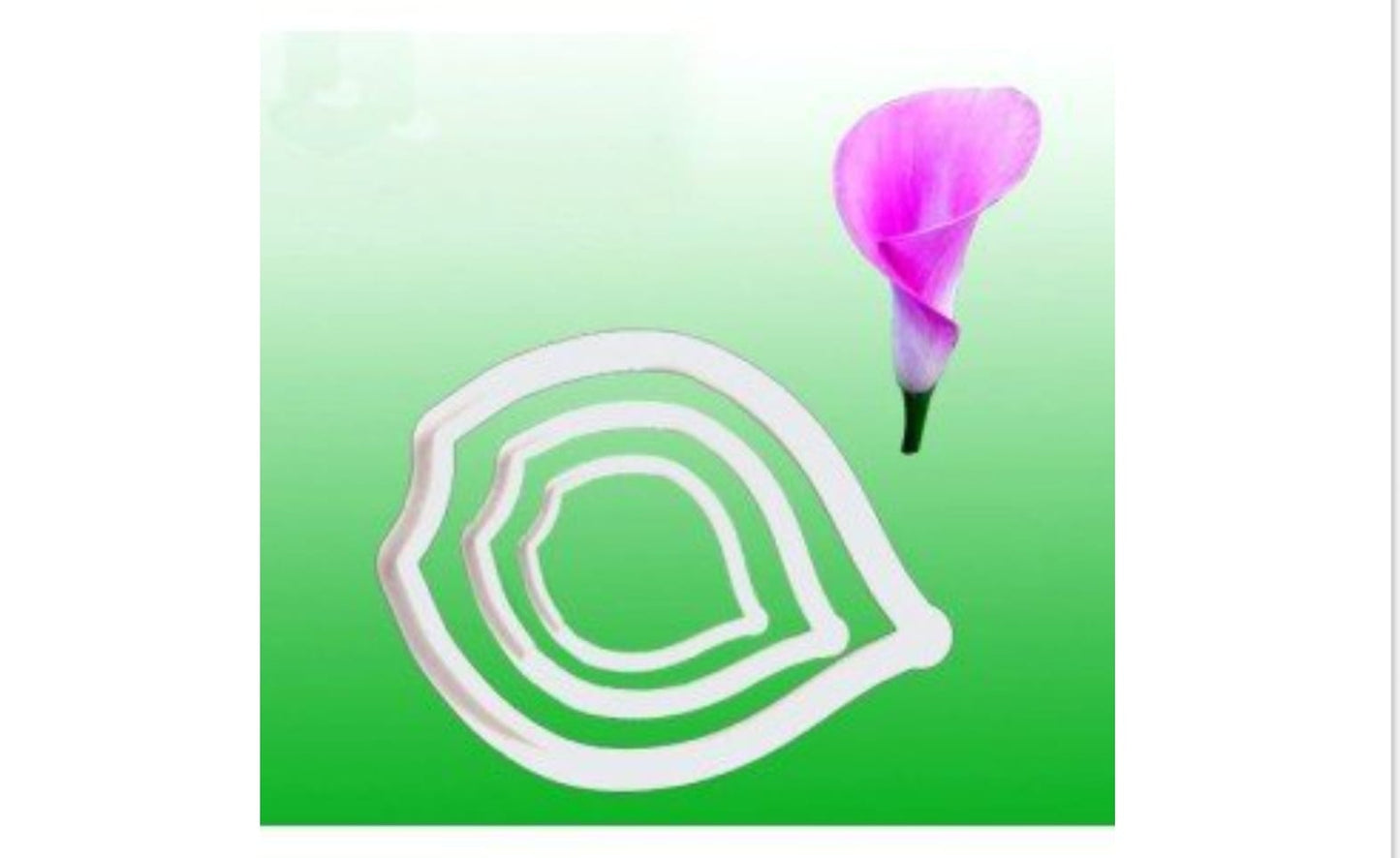 LILY FLOWER COOKIE CUTTER
