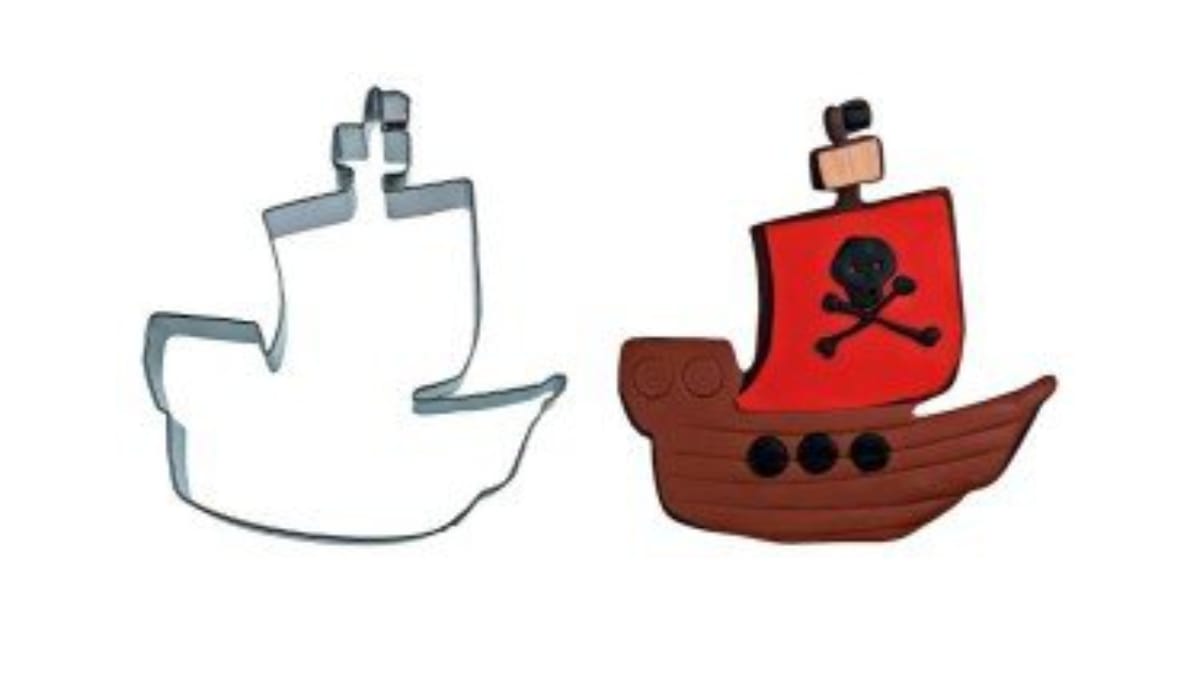 PIRATE SHIP COOKIE CUTTERS