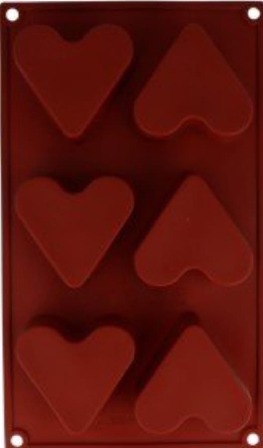STAMPO SILICONE CUORI