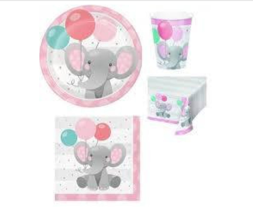 COORDINATO ELEFANTE ROSA