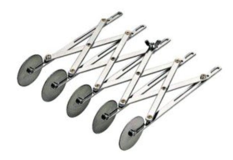 EXTENDABLE PANTOGRAPH 5 WHEELS