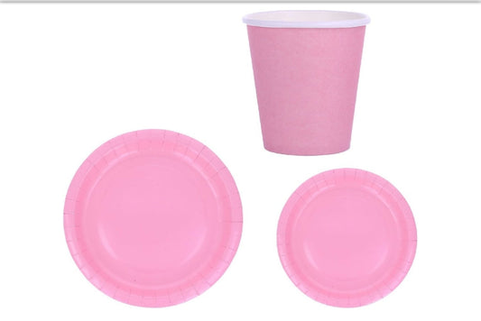 BIODEGRADABLE PINK COORDINATED