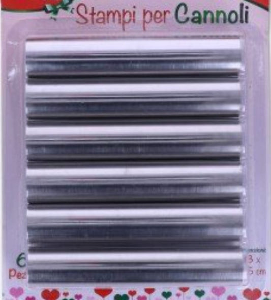 CANNOLI MOULDS 6PCS