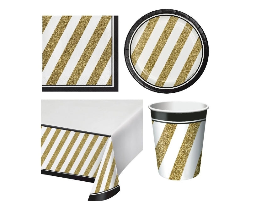 COORDINATO BLACK & GOLD