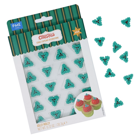 EDIBLE CHRISTMAS DECORATIONS 12pcs