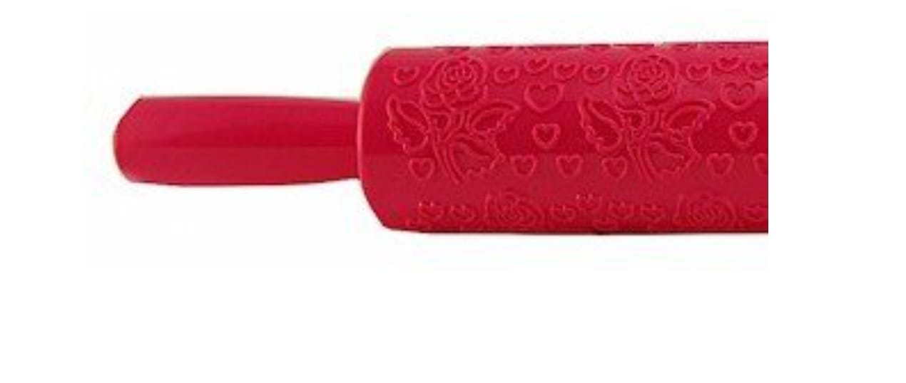 ROSE ROLLING PIN