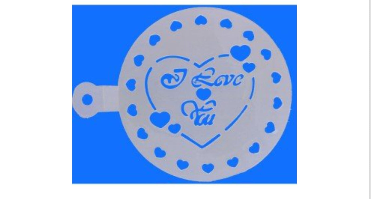STENCIL I LOVE YOU