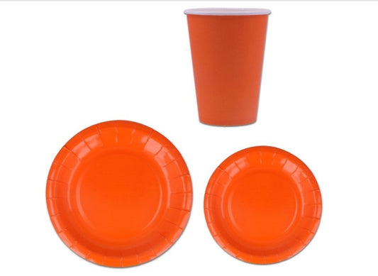 BIODEGRADABLE ORANGE COORDINATED