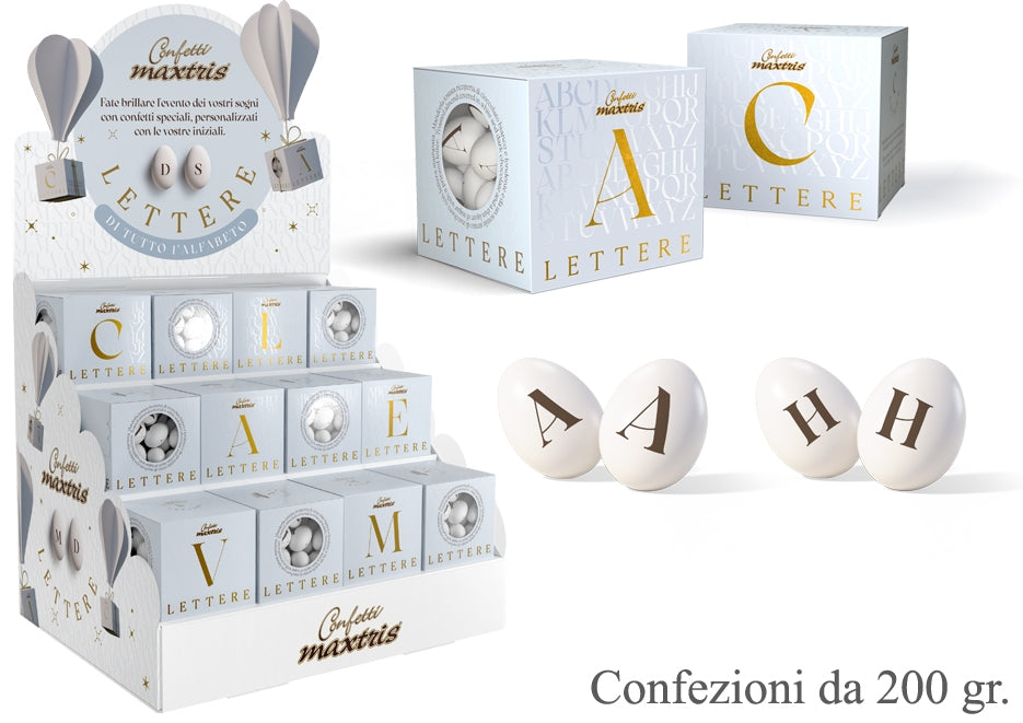 CONFETTI INIZIALI MAXTRIS 200gr