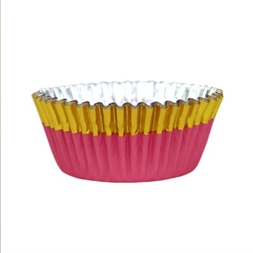 METALLIC CUPS GOLD & PINK 30pcs
