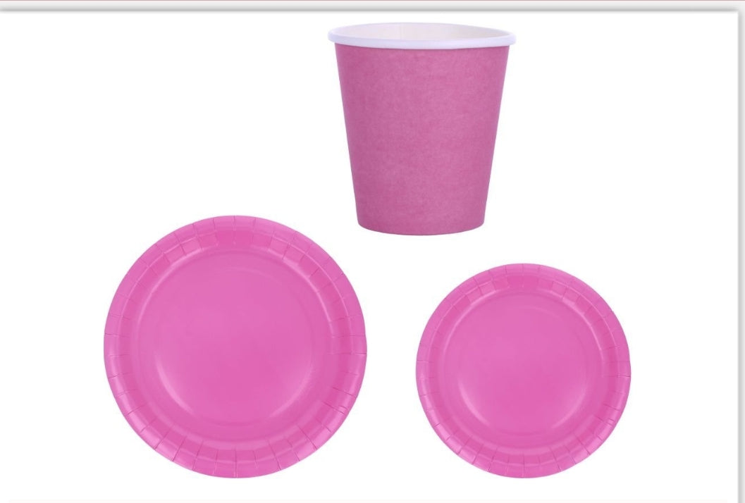 COORDINATO BIODEGRADABILE FUXIA