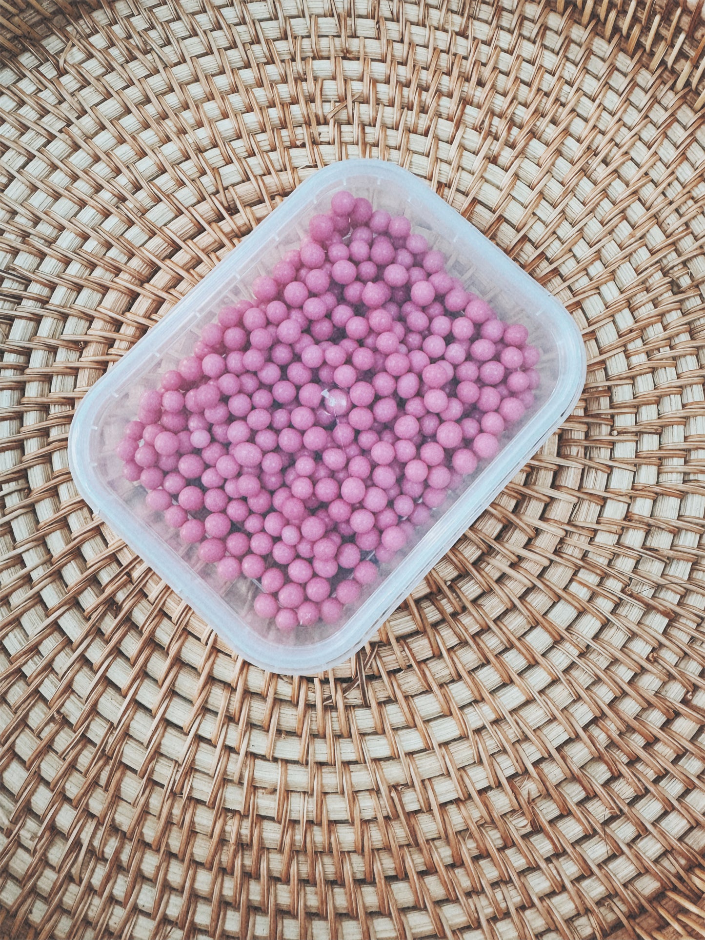 SFERICI DI ZUCCHERO ROSA — 6mm