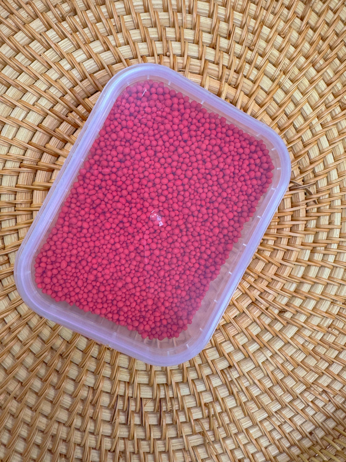 SFERICI DI ZUCCHERO ROSSI — 2mm