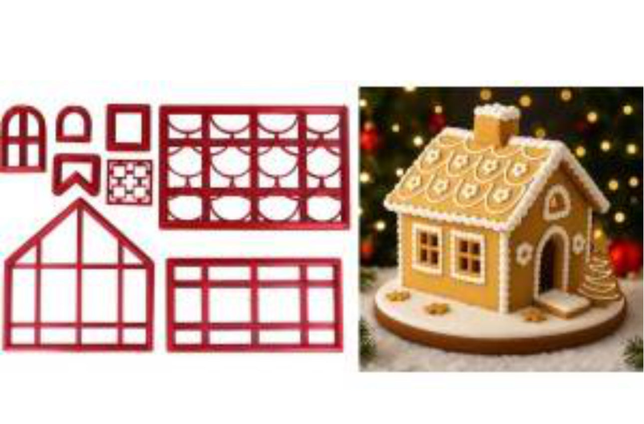 CASETTA PAN DI ZENZERO SET TAGLIABISCOTTI