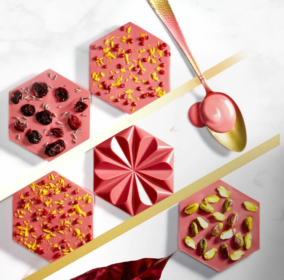 CALLEBAUT CHOCOLATE CALLETS -RUBY-