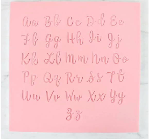 FUN FONTS - STAMPINI ALFABETO MAIUSCOLE E MINUSCOLE CARATTERE ELEGANTE - COLLEZIONE 1