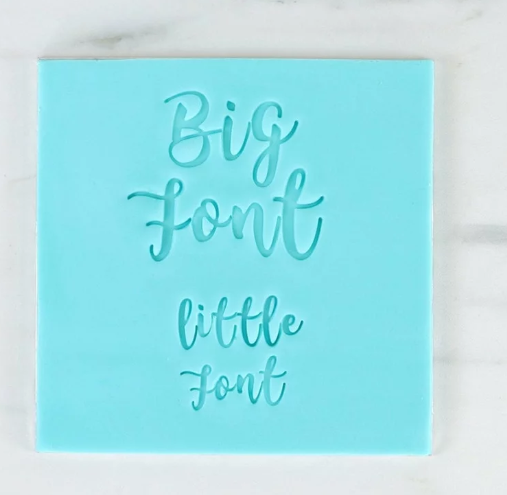 FUN FONTS -STAMPINI ALFABETO CARATTERI ELEGANTI MIS. PICCOLA - COLLEZIONE 1