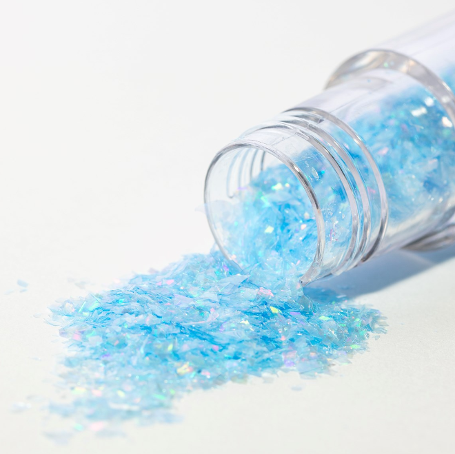 GLITTER IRIDESCENTI - AZZURRO ACQUAMARINA