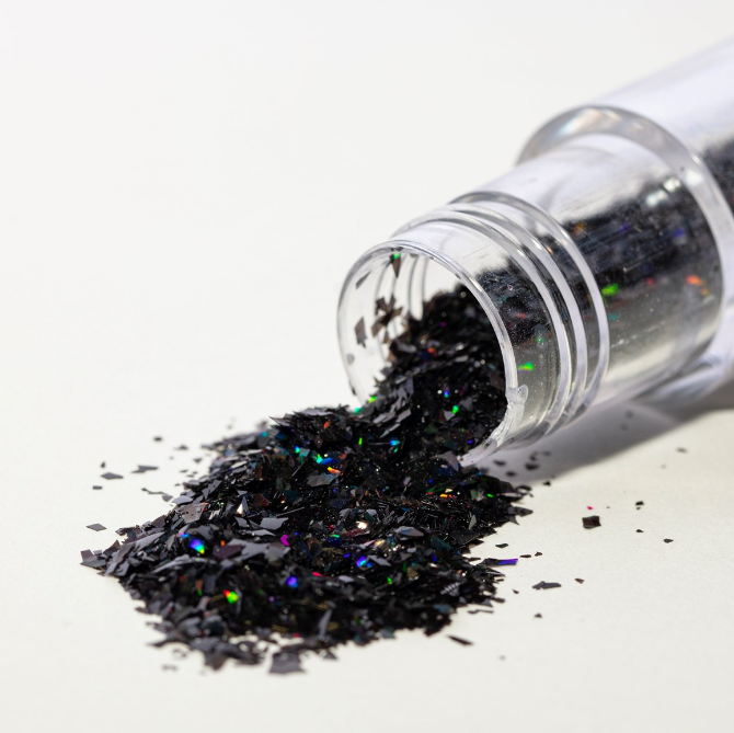 GLITTER IRIDESCENTE - ONICE NERO