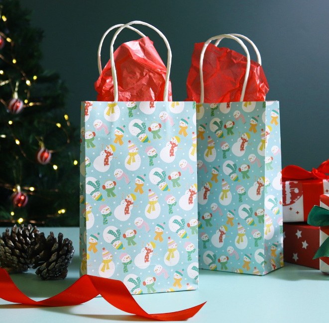 BAGS NATALIZIE ― PUPAZZO DI NEVE