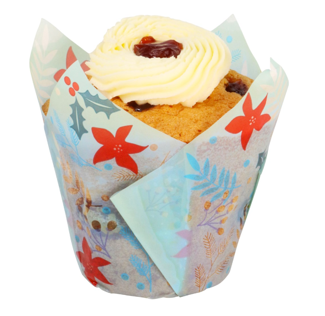 MUFFIN TULIP CUP ― FESTIVE FLORALS