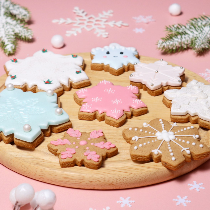 SET 3 TAGLIABISCOTTI ― FIOCCO DI NEVE