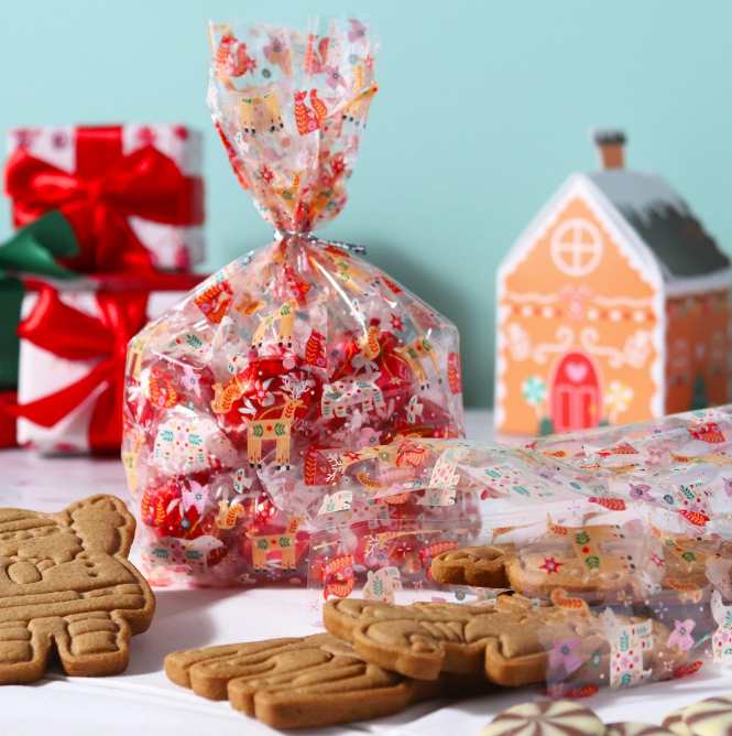 20 SACCHETTI ALIMENTARI NATALIZI ― ENCHANTED