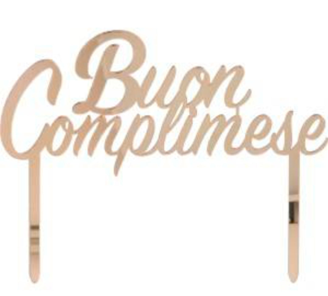 CAKE TOPPER COMPLIMESE
