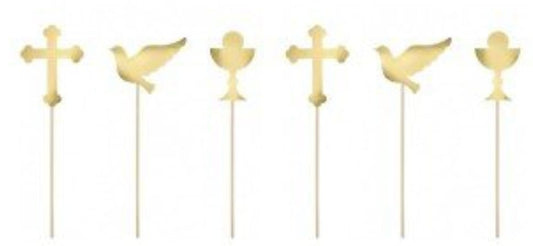 MINI CAKE TOPPER 6 PEZZI