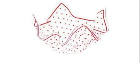 CONFETTATA POIS ROSSO