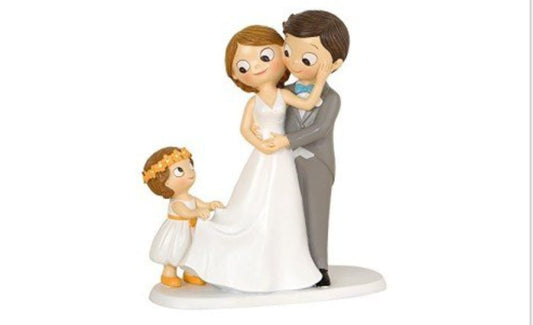 STATUINA TORTA E BAMBINA