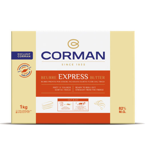 BURRO CORMAN EXPRESS 82% m.g. -PLACCHE 1KG