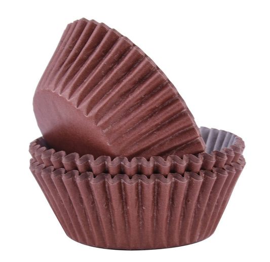 BROWN CAKE CUPS 60pcs