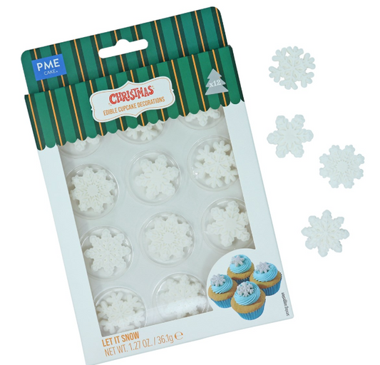DECORAZIONI EDIBILI 12pz natalizie