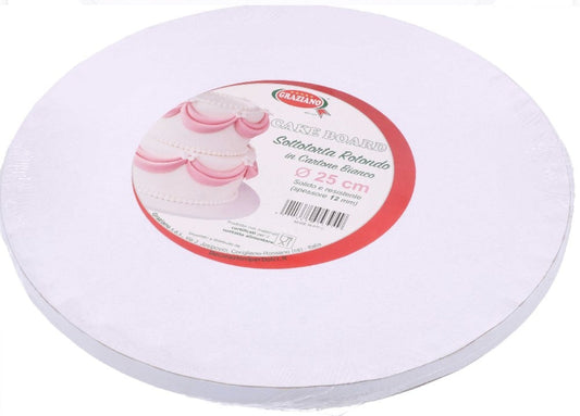 CAKEBOARD BIANCO ROTONDO