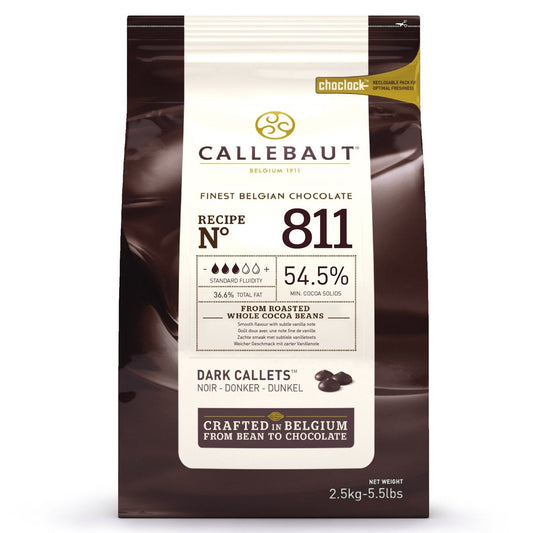 CALLEBAUT CHOCOLATE CALLETS -DARK-
