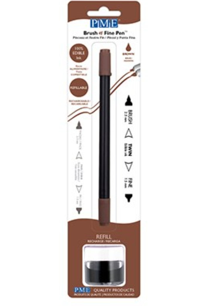 REFILLABLE FOOD MARKER BROWN
