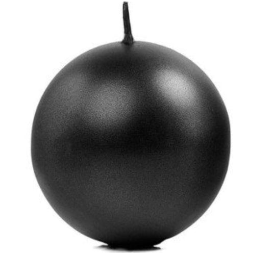 CANDELA A SFERA NERA