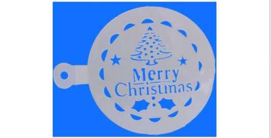 STENCIL MERRY CHRISTMAS.