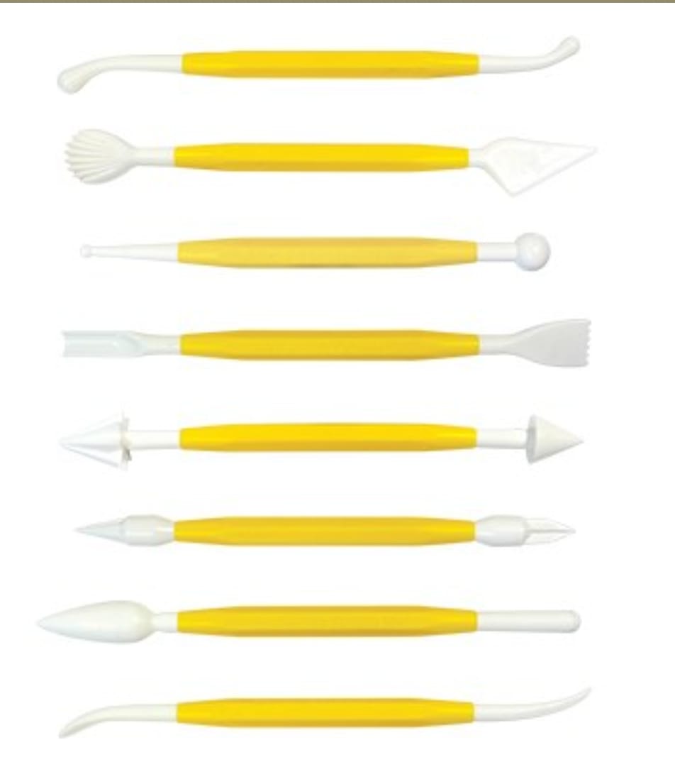 8 PIECE CAKE DESIGN TOOLS SET