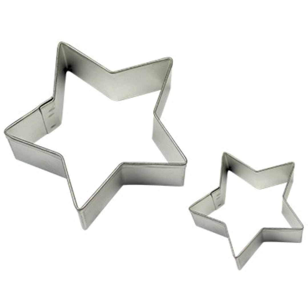 STAR COOKIE CUTTERS SET 2pcs