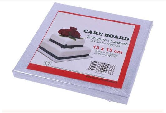 CAKEBOARD QUADRATI ARGENTO