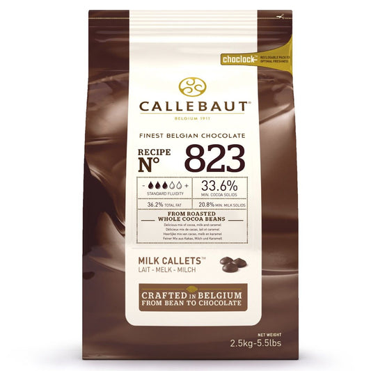 CALLEBAUT CHOCOLATE CALLETS -MILK-