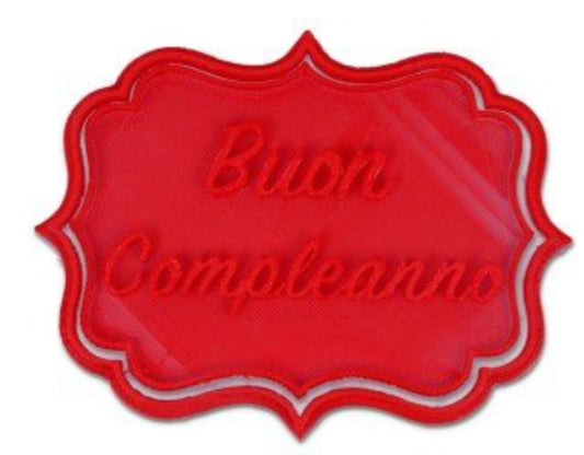 TAGLIAPASTA BUON COMPLEANNO CON IMPRESSIONE