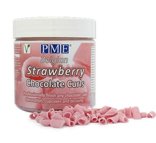 CHOCOLATE CURLS – STRAWBERRY 85gr