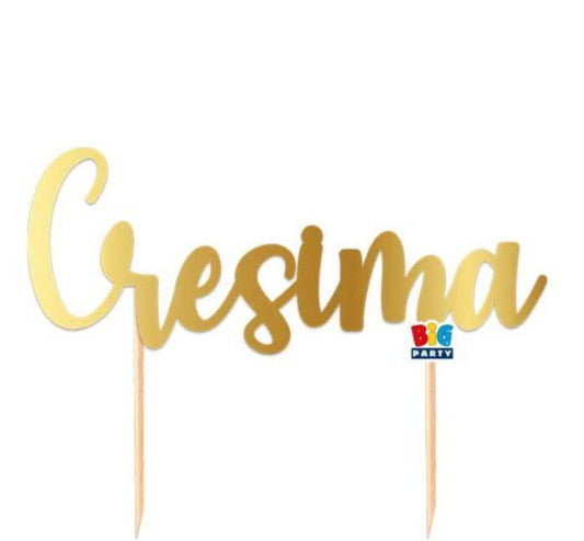 CAKE TOPPER CRESIMA
