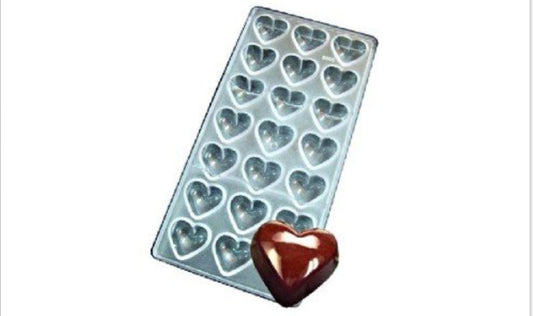 STAMPO CIOCCOLATINI POLICARBONATO CUORI