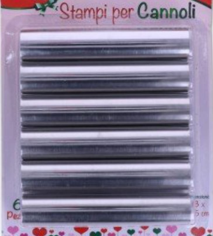 CANNOLI MOULDS 6PCS