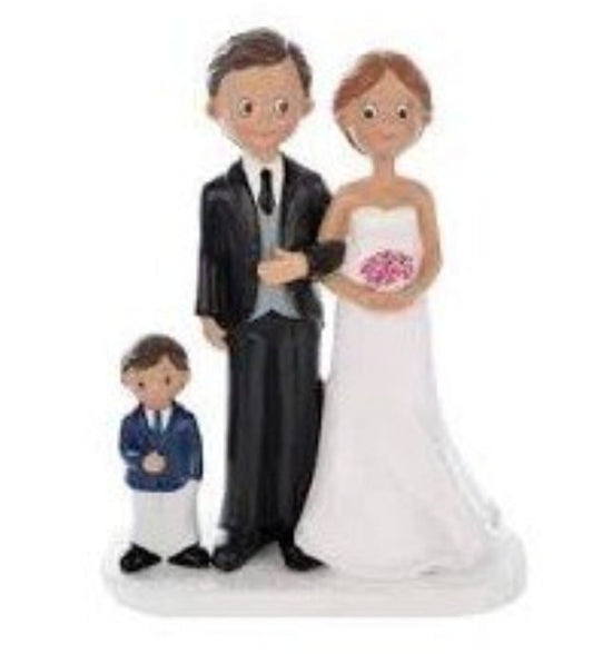 STATUINA SPOSI CON BIMBO